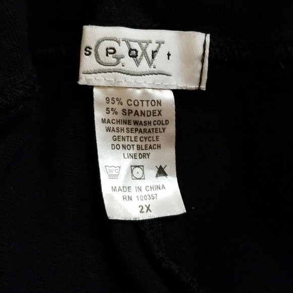 💃HP💃G.W. sport women's black shorts 🎉🎊👖🎊🎉 - Picture 8 of 8